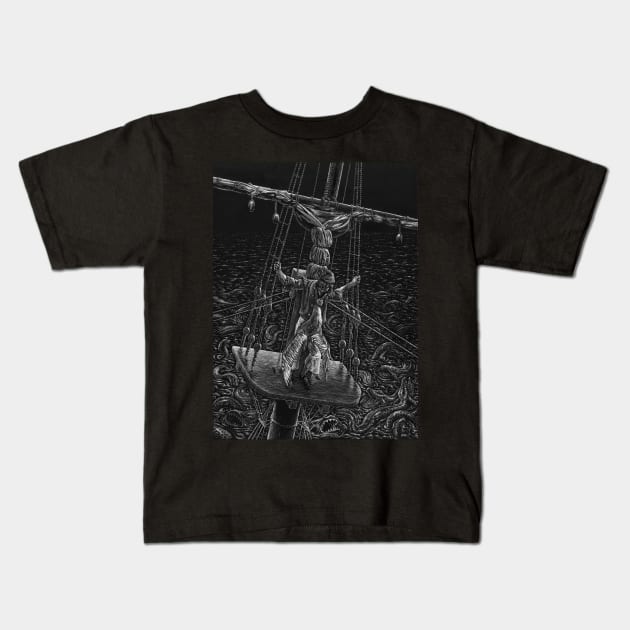 The Rime of the Ancient Mariner Kids T-Shirt by WonderWebb